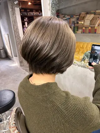 ショート カラー お任せヘア☘️☘️ 及川渚のヘアスタイル