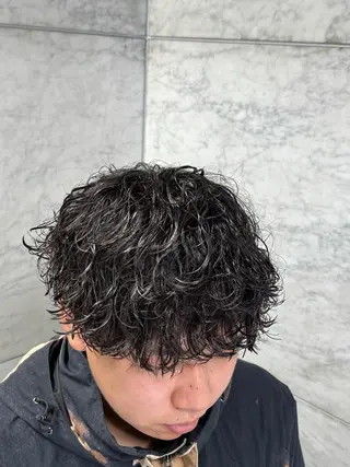 パーマ メンズ パーマ/京都駅 /メンズ/藤井 翔のヘアスタイル