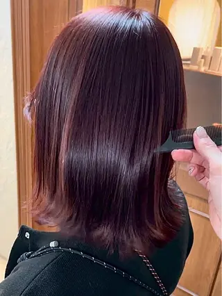 カラー こはな🎀梅田🎀 髪質改善カラー💝のヘアスタイル