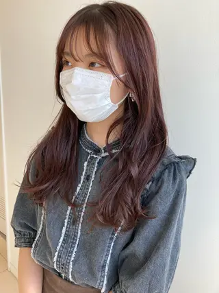 ロング カラー nono/パーマ /顔まわりカット🐈のヘアスタイル