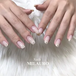 ネイル Nails MILAURO所属・MIYUKI /大人シンプルネイルのネイルデザイン