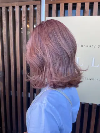 ミディアム カラー 美容学校2年生限定 muscali💓のヘアスタイル