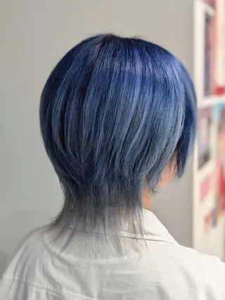 ミディアム カラー 推しカラー🦉にじさ んじカラー🌈🕒✨のヘアスタイル