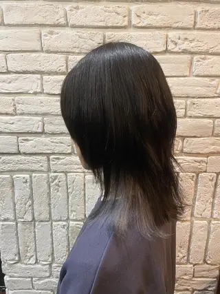ミディアム カラー 🦉静かに過ごしたい 方、個室席🦉タナカのヘアスタイル