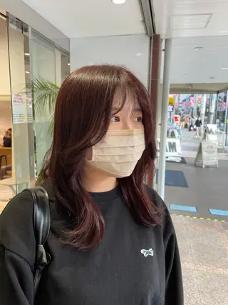 カラー ピンクカラー🎀/ ミルクティー🍼花音のヘアスタイル