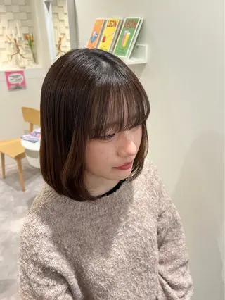 ミディアム CARE ．KOBE所属・京谷 日向のヘアスタイル