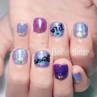 ショート ネイル Belle fleurのネイルデザイン
