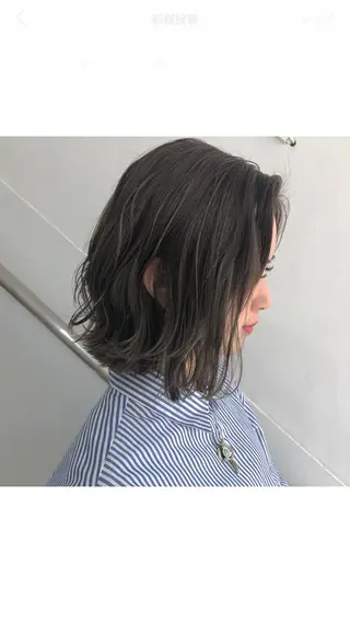 ミディアム CLUTCH天王寺 西藤遥河のヘアスタイル