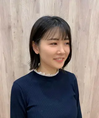 ミディアム 竹村 恵功代のヘアスタイル