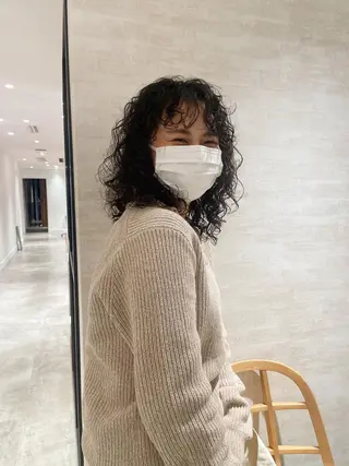 ロング パーマ 高橋 涼香のヘアスタイル