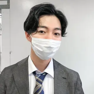 パーマ メンズ ツイスパ/波巻き対応 メンズ特化　石川愛理のヘアスタイル