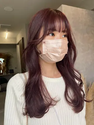 ミディアム カラー ダブルカラー /まつ毛パーマ🎀のヘアスタイル