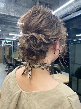 セミロング ヘアアレンジ eight  shinjuku所属・海外ヘア スタイルRIOのヘアスタイル