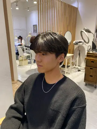 ショート パーマ メンズ 🇰🇷韓国風カット 🇰🇷　鈴木海斗のヘアスタイル