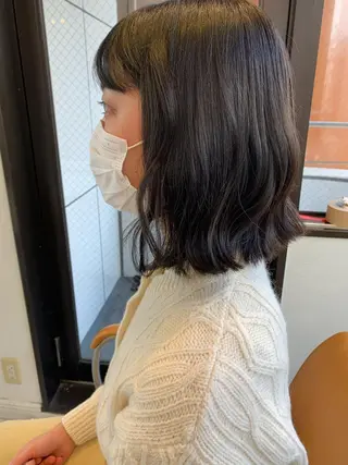 ミディアム 小沼采唯👧🏼 海好きオヌちゃんのヘアスタイル