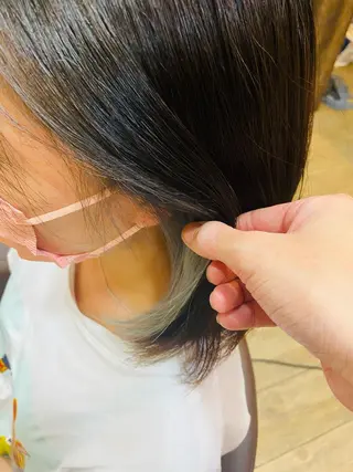ミディアム 鈴木 雅人のヘアスタイル