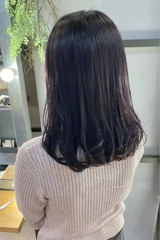 セミロング カラー 菊地 紗矢のヘアスタイル
