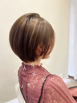 ショート カラー アザマ　ヤスカツ _rosso 川口のヘアスタイル