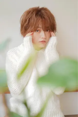ショート 骨格/顔タイプ/ パーソナルカラー菅原のヘアスタイル