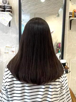 セミロング カラー 本店店長☆ 前原海翔のヘアスタイル