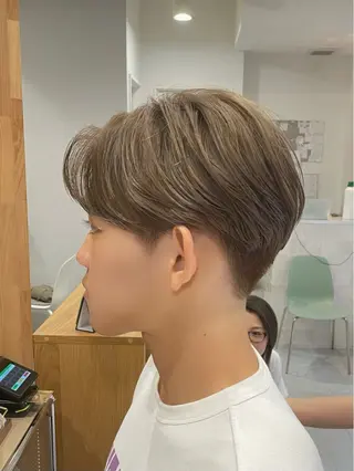 ショート パーマ メンズ 🇰🇷韓国風カット 🇰🇷　鈴木海斗のヘアスタイル