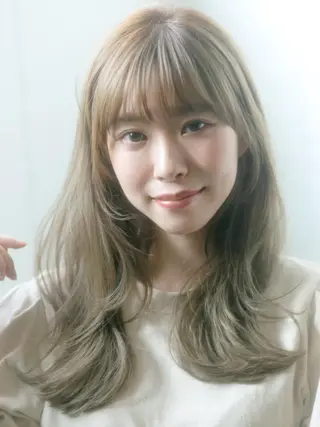 セミロング 🎀ハイトーン/レイ ヤー/Reina🎀のヘアスタイル