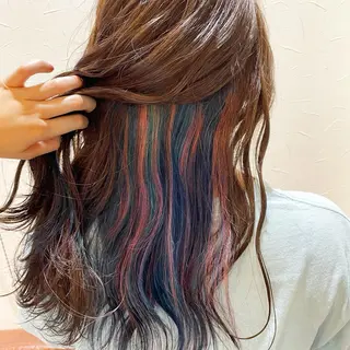 ロング カラー 嶋岡 乃愛のヘアスタイル