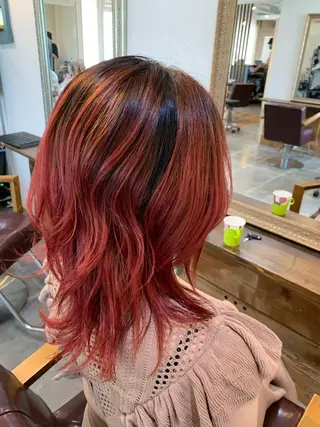 ミディアム CECIL hair なんば店所属・メンズパーマ 艶髪☆店長☆有馬のヘアスタイル