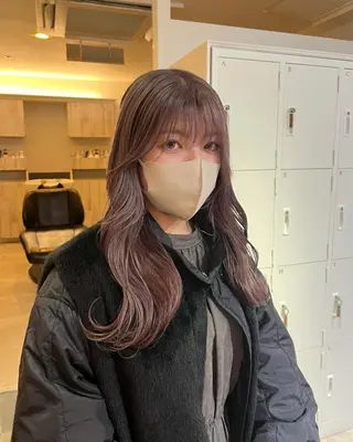 ロング カラー yohaku misakiのヘアスタイル