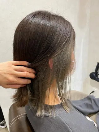 ミディアム カラー 透明感カラー💎 AYAのヘアスタイル