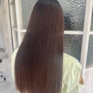 ロング 縮毛矯正/髪質改善 斉藤春のヘアスタイル
