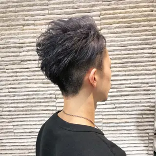 ショート カラー メンズ 嶋田 ゆきのヘアスタイル