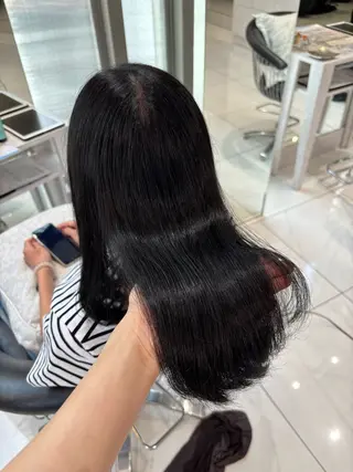 カラー Sakuraෆ˚* 艶カラー×まつパ💖のヘアスタイル