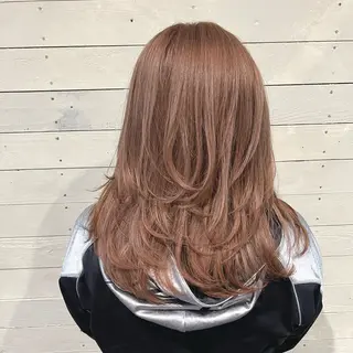 ミディアム 🇰🇷韓国風レイヤ ー🇰🇷の達人🔥のヘアスタイル