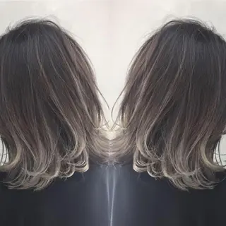 ミディアム ricca♪ 反町のヘアスタイル