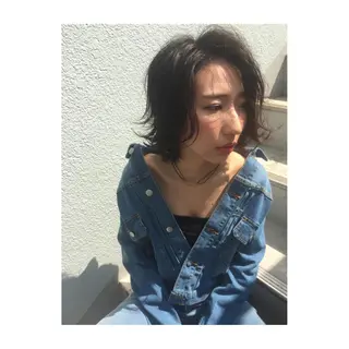 ショート カラー カラー職人/上川原 雄飛のヘアスタイル