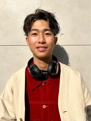 ショート カラー パーマ メンズ メンズ特化❤️‍🔥 パーマ職人江口佳乃のヘアスタイル