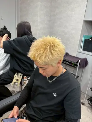 ショート カラー メンズ トレンド🔥メンズ 特化⚡️網野裕希のヘアスタイル