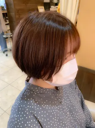 ショート 縮毛矯正/髪質改善 飯田公祐のヘアスタイル