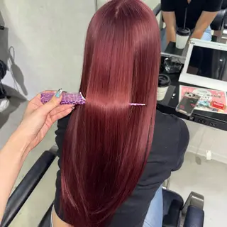 ロング カラー ★デザインカラー ハイトーン ももか★のヘアスタイル