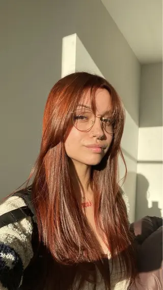 ロング カラー minami🪷 暖色カラーのヘアスタイル