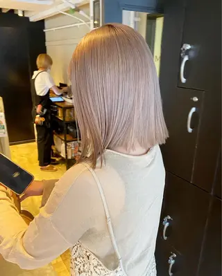 ミディアム 🧸レイヤー/ ボブ/あいり　🤎のヘアスタイル