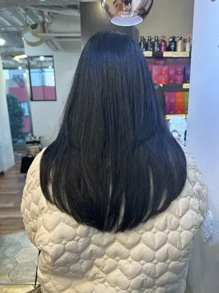 ロング レイヤー/顔周り 田山　穂波のヘアスタイル