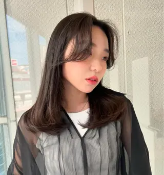 ミディアム ✨モデルさん募集✨️ 下村 伯のヘアスタイル