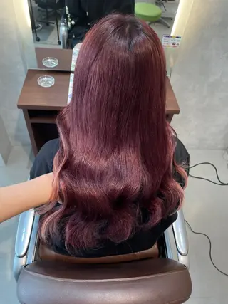 カラー 🖤ROSEL／ KUREA🖤のヘアスタイル