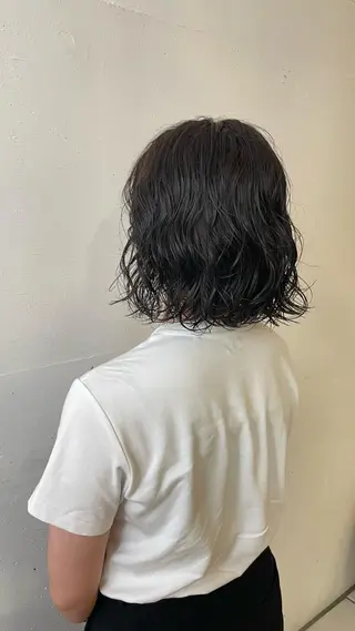 ショート パーマ e’s所属・honoka/bob /縮毛矯正/髪質改善のヘアスタイル