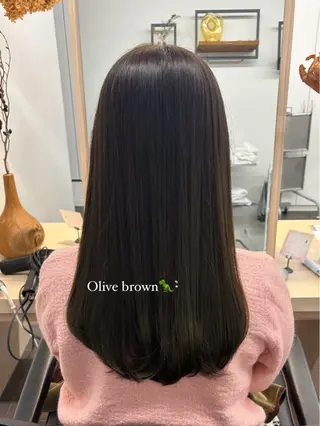 ロング カラー かどたはるな レイヤー/パーマのヘアスタイル