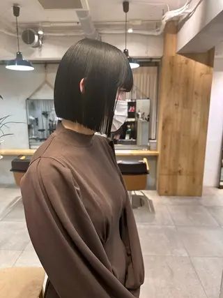 ショート カラー REINA☁️透明感 カラー/ぷつっと♡のヘアスタイル