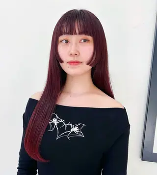 ロング カラー hemm,hemm.所属・似合わせヘア 💐たかさきかなこのヘアスタイル