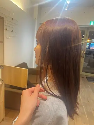 ミディアム 臺 佳連のヘアスタイル